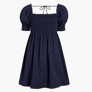 NWOT Hill House Navy Brocade Athena Nap Dress